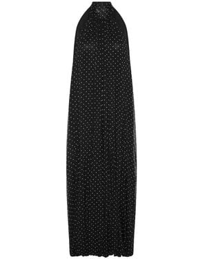 ROTATE BIRGER CHRISTENSEN Chiffon Balloon Jumpsuit - Black