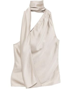 Tom Ford ワンショルダー トップ - ホワイト