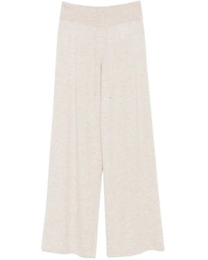 Lisa Yang Pantalones con cinturilla elástica - Blanco