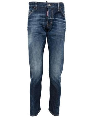 DSquared² Schmale Five-Pocket-Jeans - Blau