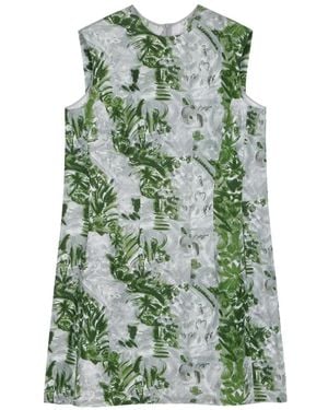 JNBY Han-Paint-Printed Floral Dress - Green