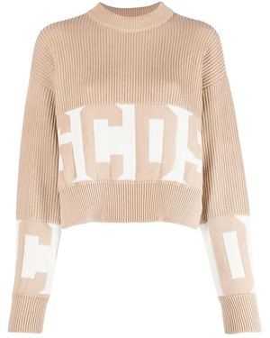 Gcds Maglione Con Logo - Neutro