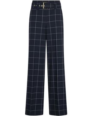 Liu Jo Trousers With Belt - Blue