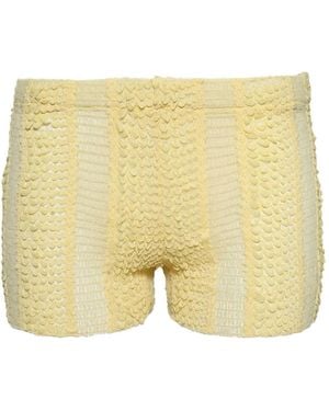 Roberta Einer Shorts Con Ruches - Giallo