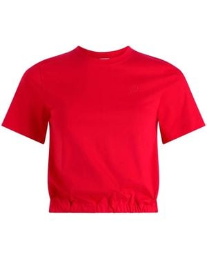 Patou Open-Back T-Shirt - Red
