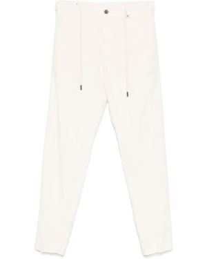 Myths Drawstring-Waist Trousers - White