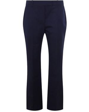 McQueen Cropped Trousers - Blue