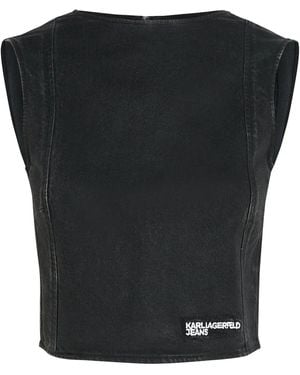 KARL LAGERFELD Top Jeans - Black