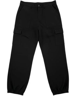 Ralph Lauren Elasticated-Cuff Cargo Pants - Black