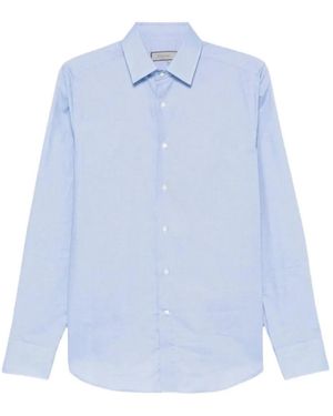 Canali Checked shirt - Blau