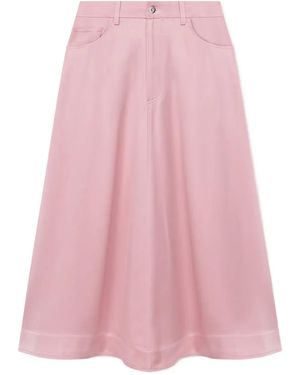 Nanushka Cintia Midi Skirt - Pink