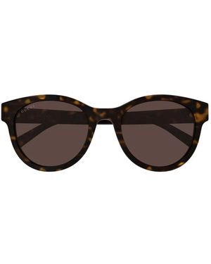 Gucci Round-Frame Sunglasses - Black