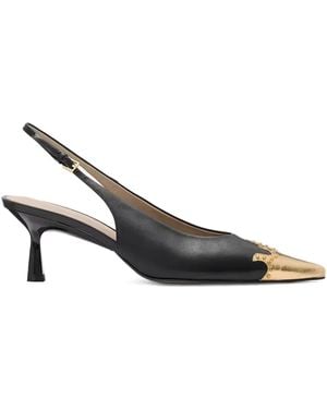 AllSaints 50Mm Denver Slingback Court Shoes - Black