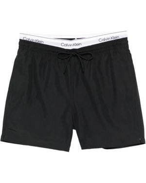 Calvin Klein Costume Da Bagno Con Coulisse - Nero