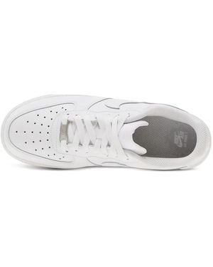 Nike Air Force 1 Leather Trainers - White