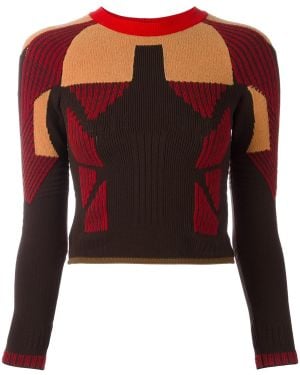 Yeezy Season 3 Cropped Knitted Top - Brown