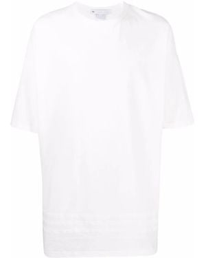 Y-3 T-Shirt mit Logo-Print - Weiß