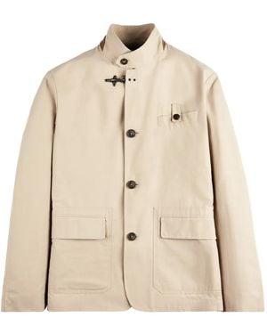 Fay Buttoned Jacket - Natural