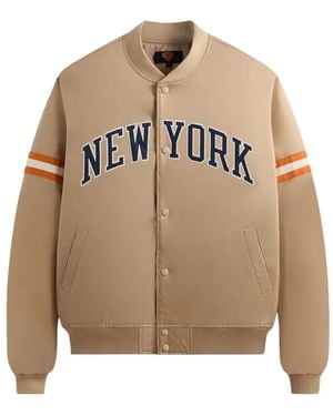 Kith New York Knicks Wings Satin Jacket - Natural