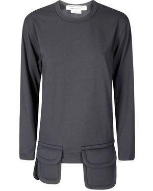 Comme des Garçons T-Shirt A Maniche Lunghe - Nero