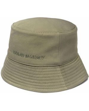 Ruslan Baginskiy Khaki Green Lampshade Bucket Hat