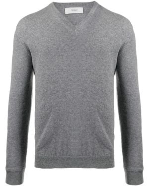 Pringle of Scotland Kaschmirpullover Mit V-Ausschnitt - Grau