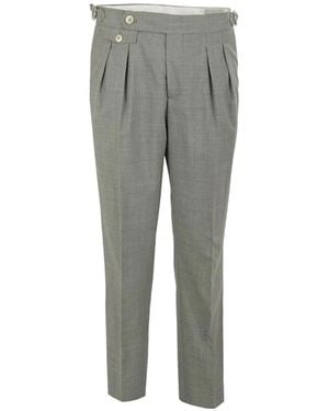 Brunello Cucinelli Wool Tailored Pants - Gray