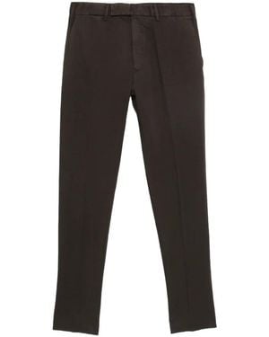 ZEGNA Straight-Leg Tailored Pants - Black