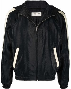 Saint Laurent Lightweight Zip-Up Jacket - Black