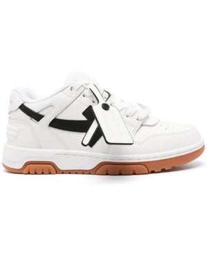 Off-White c/o Virgil Abloh Out Of Office Lace-Up Sneakers - White