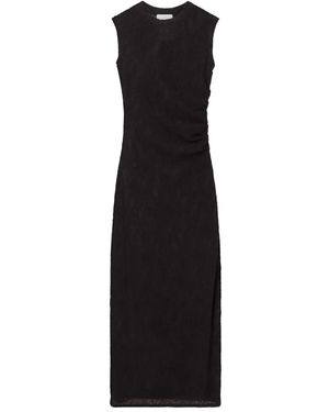 Stella McCartney Robe Courte À Design Transparent - Black