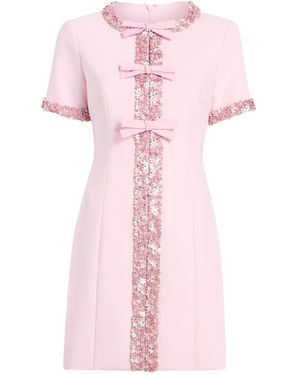 Cinq À Sept Maelle Embellished Mini Dress - Pink