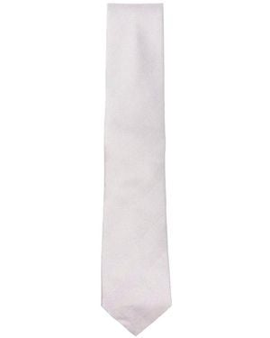 Errico Formicola Chevron Tie - White