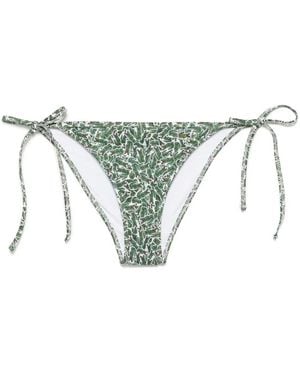Lacoste Printed Swim Brief - Blue
