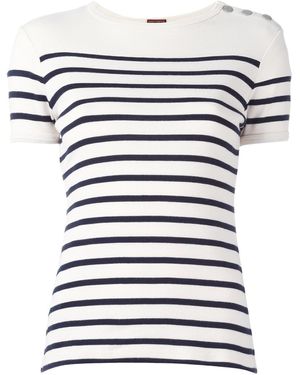 Jean Paul Gaultier Sailor Striped T-shirt - White