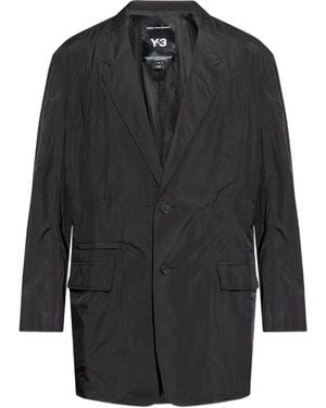 Y-3 Single-Breasted Blazer - Black
