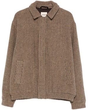 Noyoco Chaqueta Perry a rayas - Marrón