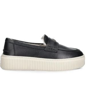 Furla Loafer Mit Plateau - Schwarz