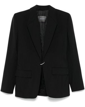 Mugler Blazer de vestir con perforaciones - Negro