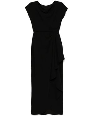 Amsale Vestido de fiesta drapeado - Negro