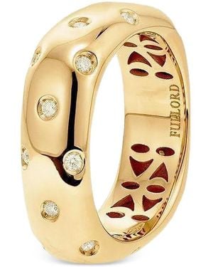 FULLORD 18K Ghost Belt Diamond Ring - Metallic