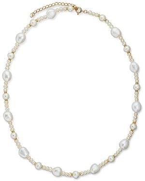 V Jewellery Isobelle Pearl Necklace - White
