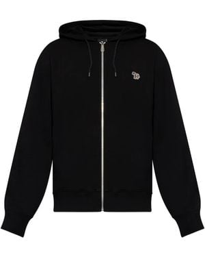 Paul Smith Hoodie Zippé À Motif Zebra Signature - Noir
