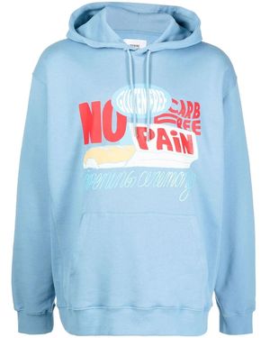 Opening Ceremony No Pain プリント パーカー - ブルー