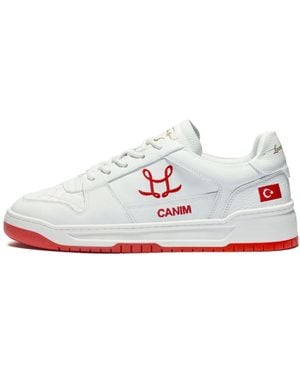 Leandro Lopes Tony Sneakers mit Logo-Stickerei - Weiß