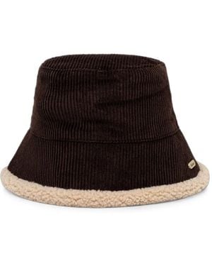 Barbour Cappello Bucket Overton A Coste - Nero
