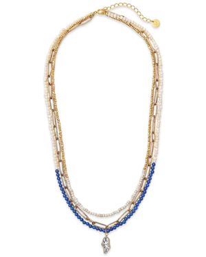 Undercover Collar Con Colgante De Reloj Y Cuentas - Azul