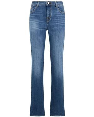 Moorer Joan Five-Pocket Jeans - Blue