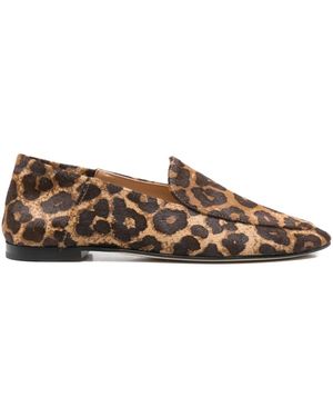 Dear Frances Mocassins À Imprimé Animalier - Brown