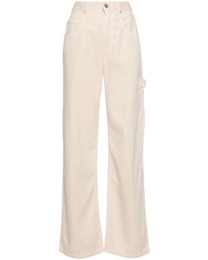 Isabel Marant Bymara Wide Leg Jeans - White